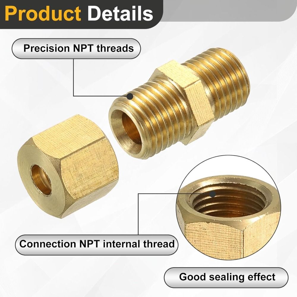 Brass Brass Compression Fittin - огляд і ціна Compression Fitting Brass